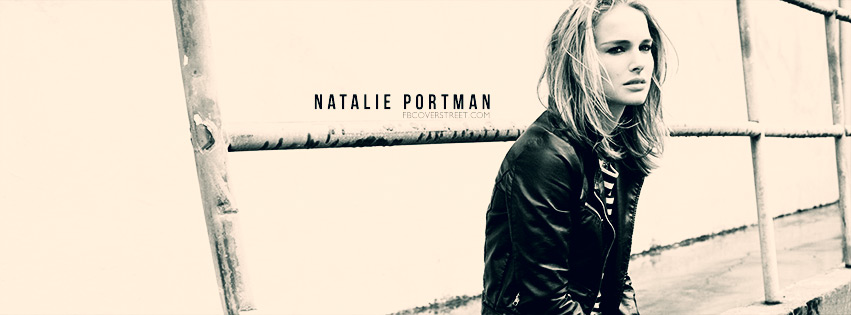 Natalie Portman Modeling Facebook cover