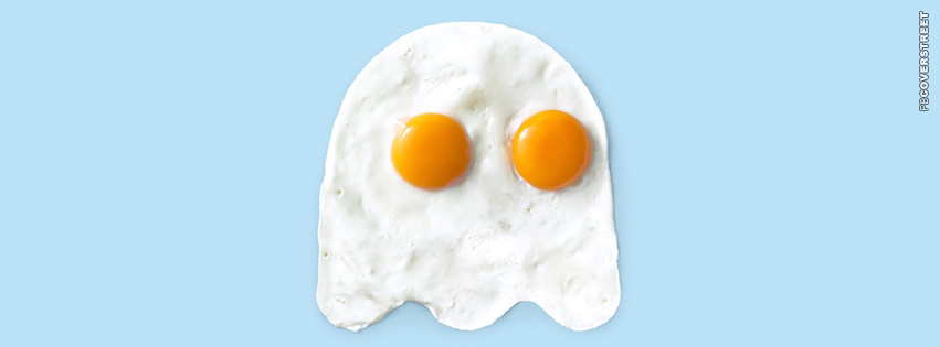 Sunnyside Up Pacman Ghost Eggs  Facebook cover