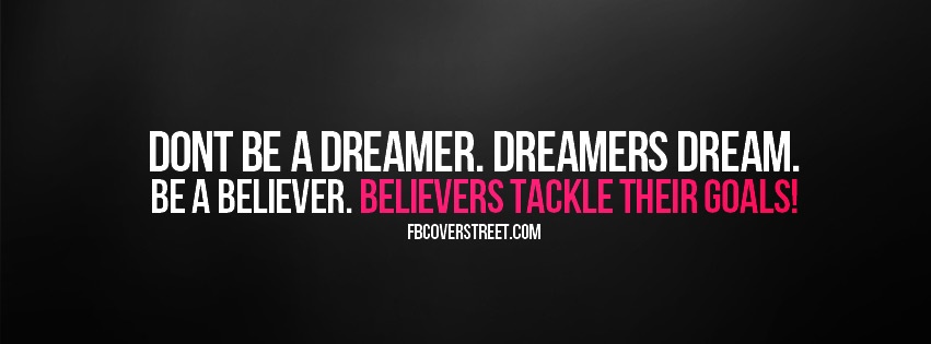 Be A Believer 1 Facebook cover