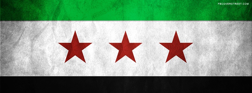 Syrian Revolution Flag Facebook cover