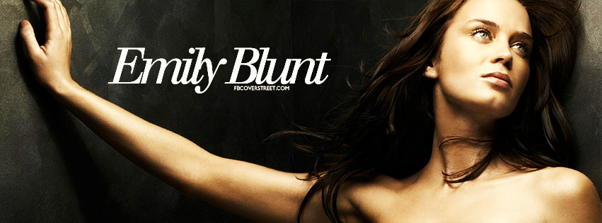 Emily Blunt Actress Facebook cover
