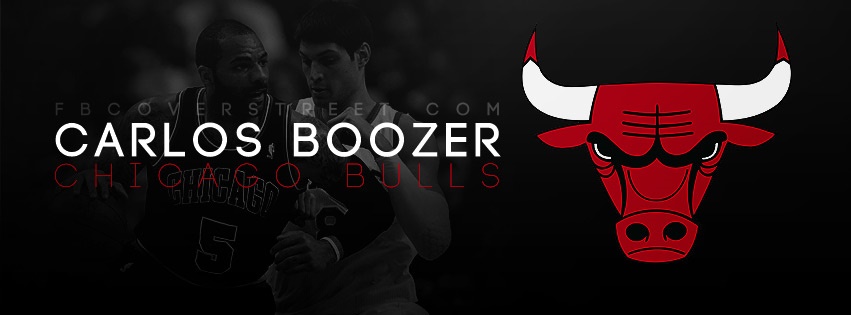 Carlos Boozer Chicago Bulls Logo Facebook cover