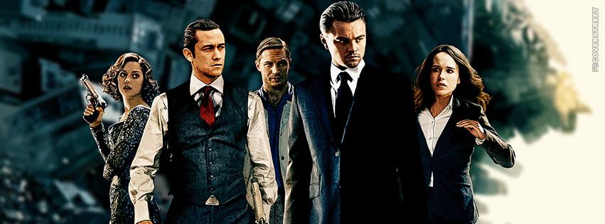 Inception Main Cast Facebook cover