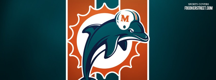 Miami Dolphins Logo 2 Facebook cover