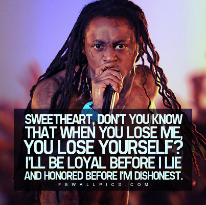 Lil Wayne If You Lose Me Quote Facebook picture