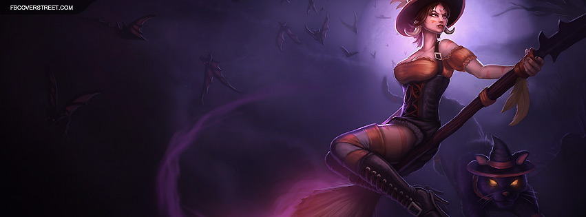 Cool Witch Painting Facebook cover