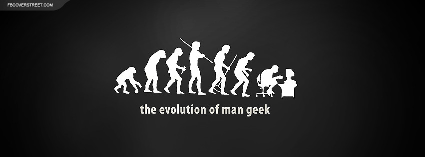 Evolution of Man Geek Facebook Cover