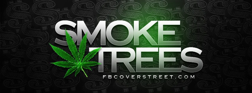 Smoke Trees With Dollar Signs Facebook cover