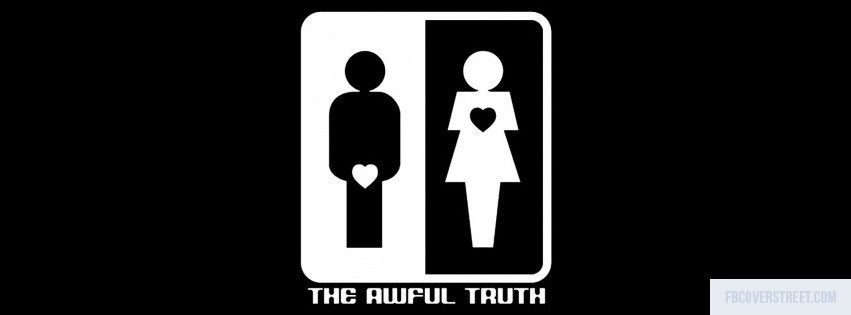 The Awful Truth Black and White Facebook cover
