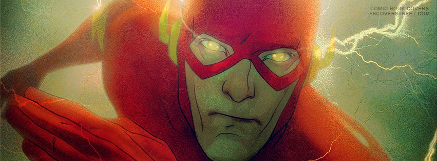 The Flash Comic Facebook cover