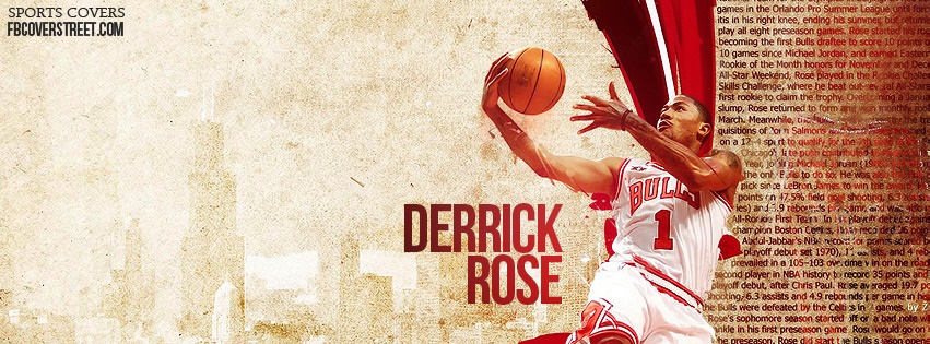 Derrick Rose 3 Facebook Cover