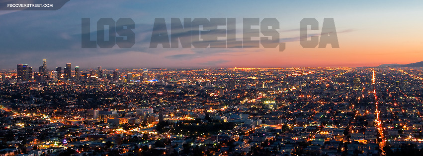 Los Angeles California 2 Facebook cover