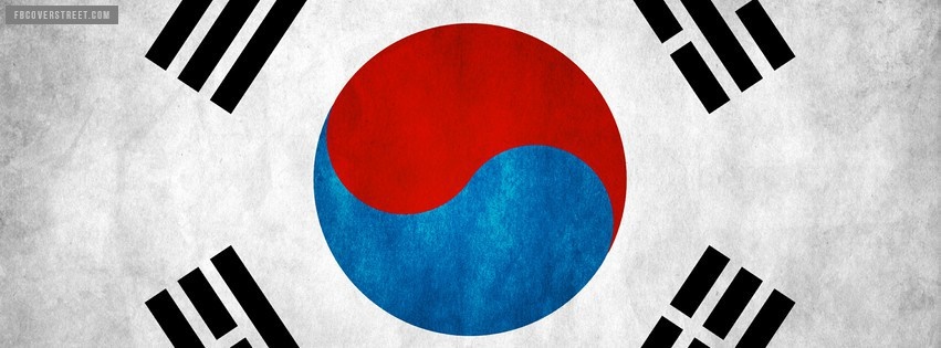 South Korea Flag Facebook Cover