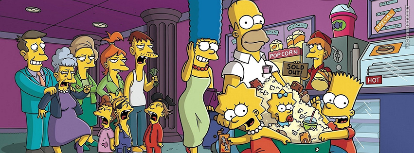 The Simpsons Cast Facebook Cover