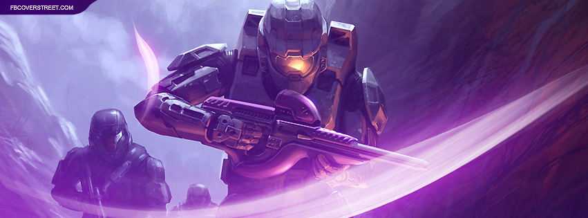 Halo 4 Carbine Rifle Facebook cover