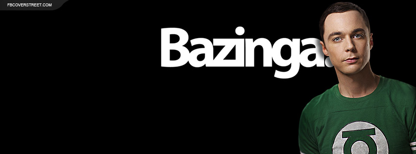 Big Bang Theory Sheldon Cooper Bazinga Quote Facebook cover